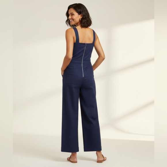 Boden Classic Navy Jumpsuit - Picture 2 of 5
